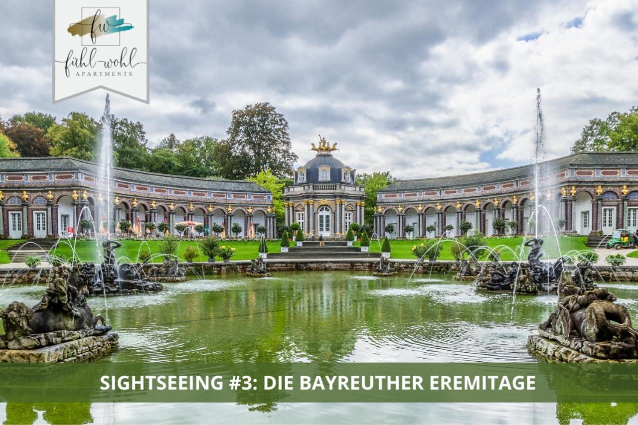 Ferienhaus Fantaisie - Wohnen Nahe Schlosspark -Stadtgrenze Bayreuth Fuer 1-5 Pers, Hunde Willkommen, Voll Eingezaeunt Eckersdorf エクステリア 写真