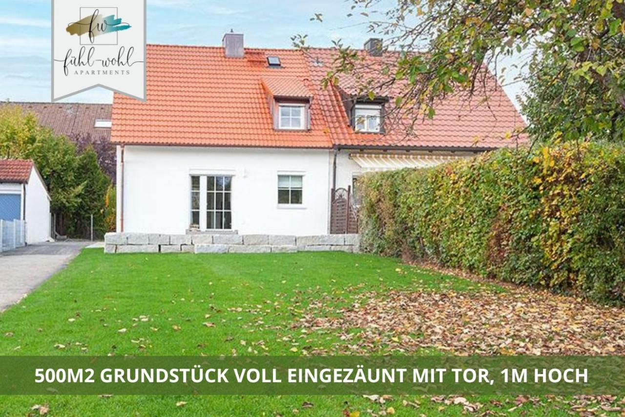 Ferienhaus Fantaisie - Wohnen Nahe Schlosspark -Stadtgrenze Bayreuth Fuer 1-5 Pers, Hunde Willkommen, Voll Eingezaeunt Eckersdorf エクステリア 写真